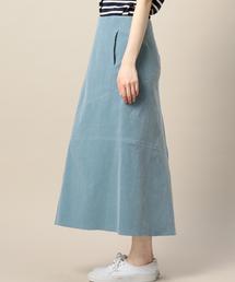 美品 AURALEE オーラリー スカート コーデュロイ ドメ ベーシック Lee スカート 「きれいめコーデュロイ」Lee/リー STANDARD