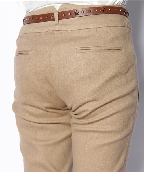 CORTES WORKS（コルテスワークス）の「ベルト付ロングパンツ（その他パンツ・レディース・ベージュ/グリーン/ネイビー/オレンジ系その他・36/38）」の12枚目の写真