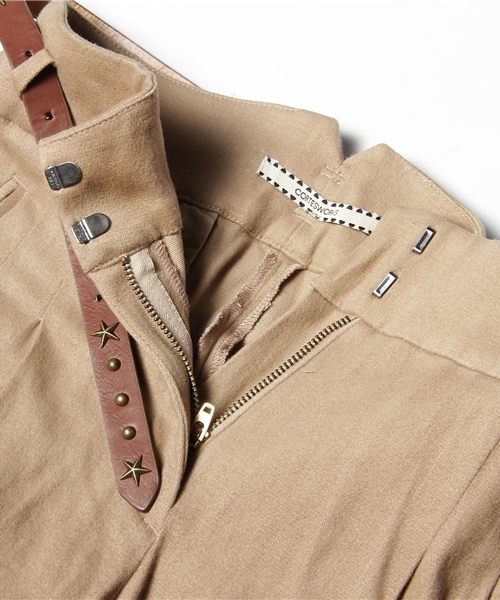 CORTES WORKS（コルテスワークス）の「ベルト付ロングパンツ（その他パンツ・レディース・ベージュ/グリーン/ネイビー/オレンジ系その他・36/38）」の11枚目の写真