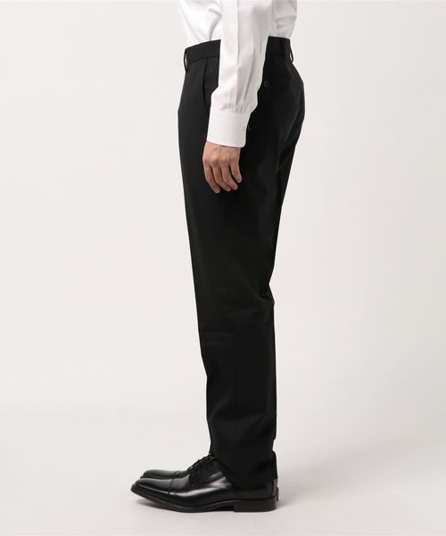 green label relaxing（グリーンレーベルリラクシング）の「REDA DLF SOLID SLIM NP ◆（スーツパンツ・メンズ・ネイビー/ブラック・72cm/92cm/84ｃｍ/80ｃｍ/76ｃｍ）」の3枚目の写真