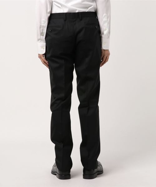 green label relaxing（グリーンレーベルリラクシング）の「REDA DLF SOLID SLIM NP ◆（スーツパンツ・メンズ・ネイビー/ブラック・72cm/92cm/84ｃｍ/80ｃｍ/76ｃｍ）」の4枚目の写真