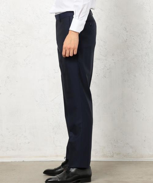 green label relaxing（グリーンレーベルリラクシング）の「REDA DLF SOLID SLIM NP ◆（スーツパンツ・メンズ・ネイビー/ブラック・72cm/92cm/84ｃｍ/80ｃｍ/76ｃｍ）」の5枚目の写真
