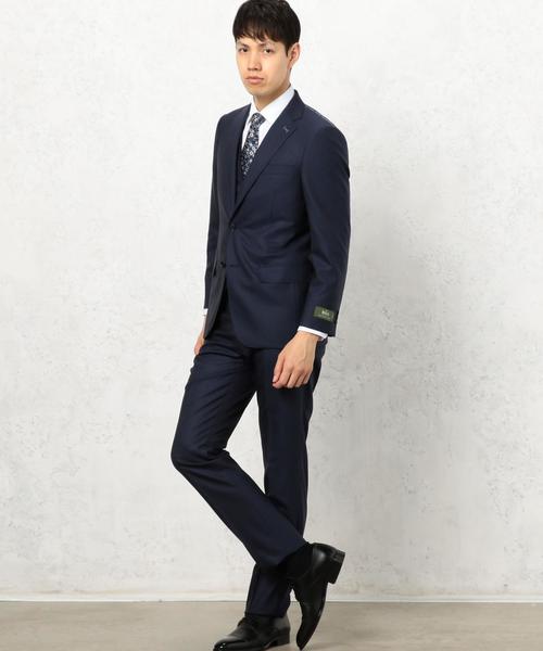 green label relaxing（グリーンレーベルリラクシング）の「REDA DLF SOLID SLIM NP ◆（スーツパンツ・メンズ・ネイビー/ブラック・72cm/92cm/84ｃｍ/80ｃｍ/76ｃｍ）」の7枚目の写真