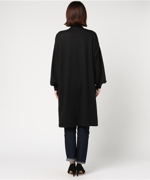 WEGO（ウィゴー）の「WEGO/ボリュームスリーブロングカーディガン（カーディガン/ボレロ・レディース・マスタード/杢グレー/ブラック/ダークグリーン/レッド・FREE）」の8枚目の写真