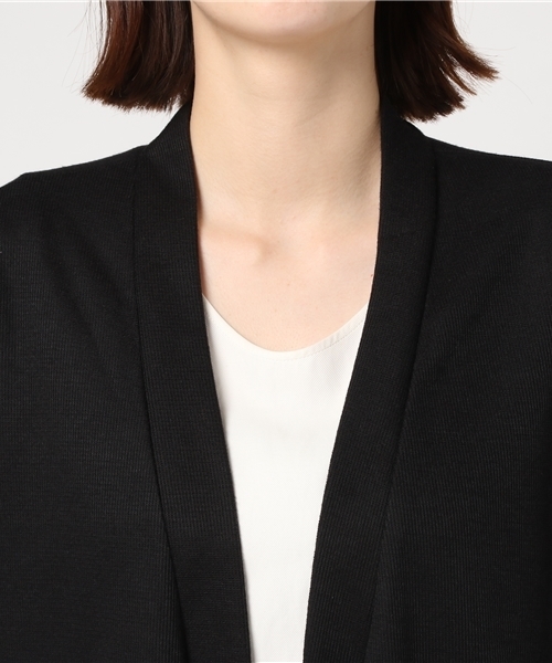 WEGO（ウィゴー）の「WEGO/ボリュームスリーブロングカーディガン（カーディガン/ボレロ・レディース・マスタード/杢グレー/ブラック/ダークグリーン/レッド・FREE）」の9枚目の写真