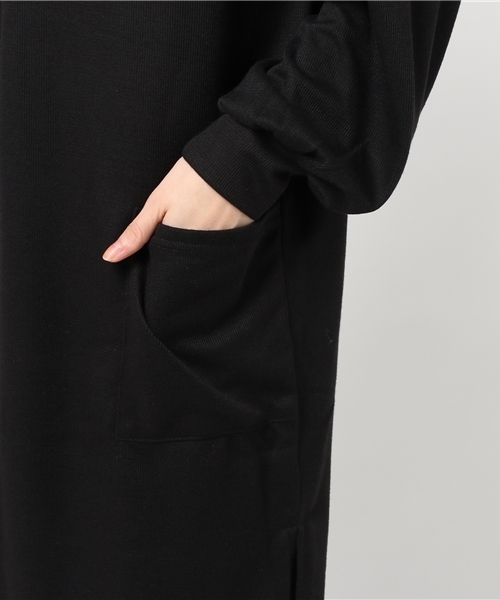 WEGO（ウィゴー）の「WEGO/ボリュームスリーブロングカーディガン（カーディガン/ボレロ・レディース・マスタード/杢グレー/ブラック/ダークグリーン/レッド・FREE）」の11枚目の写真