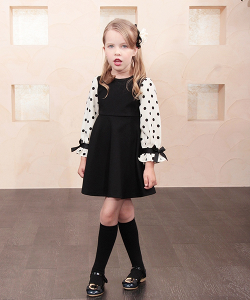 Rora（ローラ）の「ソフィー ドレス ワンピース（ワンピース・キッズ・ブラック・100cm/110cm/120cm/130cm/90㎝/140cm）」の11枚目の写真