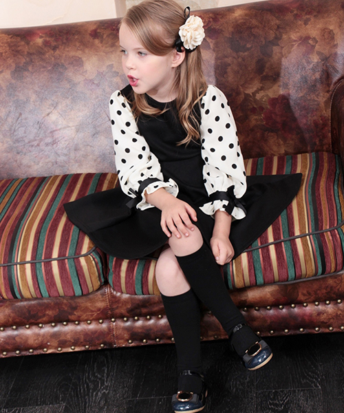 Rora（ローラ）の「ソフィー ドレス ワンピース（ワンピース・キッズ・ブラック・100cm/110cm/120cm/130cm/90㎝/140cm）」の10枚目の写真