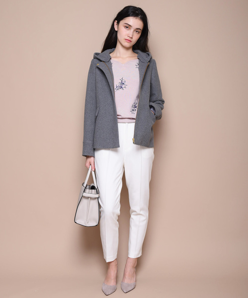 12Twelve Agenda(トゥエルブ アジェンダ)の「ハイウエストパンツ(その他パンツ・レディース・ライトグレー/ブラック/オフホワイト・S/M)」の12枚目の写真