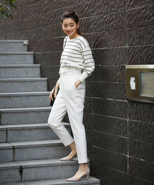 12Twelve Agenda(トゥエルブ アジェンダ)の「ハイウエストパンツ(その他パンツ・レディース・ライトグレー/ブラック/オフホワイト・S/M)」の22枚目の写真