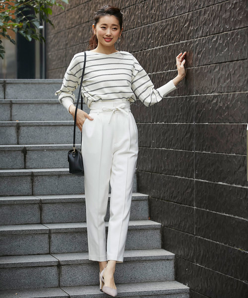 12Twelve Agenda(トゥエルブ アジェンダ)の「ハイウエストパンツ(その他パンツ・レディース・ライトグレー/ブラック/オフホワイト・S/M)」の21枚目の写真