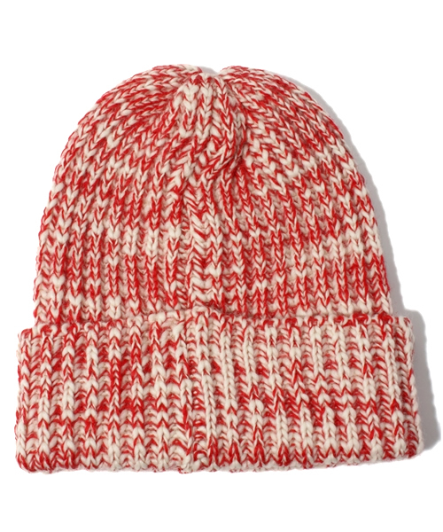 BEAMS(ビームス)の「□BEAMS / スラブKNIT CAP(ニットキャップ/ビーニー・メンズ・レッド/イエロー/グリーン/ネイビー・ONE SIZE)」の6枚目の写真