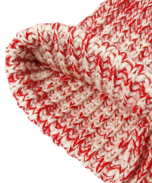 BEAMS(ビームス)の「□BEAMS / スラブKNIT CAP(ニットキャップ/ビーニー・メンズ・レッド/イエロー/グリーン/ネイビー・ONE SIZE)」の8枚目の写真