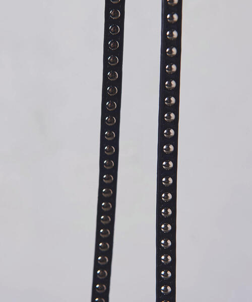 J&M Davidson（ジェイアンドエムデヴィッドソン）の「＜J&M DAVIDSON（ジェイアンドエム デヴィッドソン）＞CARNIVAL M スタッズ バッグ■■■（ショルダーバッグ・レディース・オフホワイト/ブラック・FREE）」の7枚目の写真