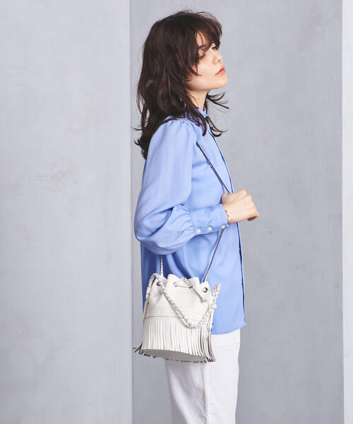 J&M Davidson（ジェイアンドエムデヴィッドソン）の「＜J&M DAVIDSON（ジェイアンドエム デヴィッドソン）＞CARNIVAL M スタッズ バッグ■■■（ショルダーバッグ・レディース・オフホワイト/ブラック・FREE）」の15枚目の写真