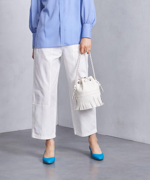 J&M Davidson（ジェイアンドエムデヴィッドソン）の「＜J&M DAVIDSON（ジェイアンドエム デヴィッドソン）＞CARNIVAL M スタッズ バッグ■■■（ショルダーバッグ・レディース・オフホワイト/ブラック・FREE）」の8枚目の写真