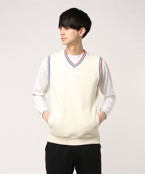 Champion Golf(チャンピオンゴルフ)の「【Champion/チャンピオン】メンズ Wrap-Air ベスト GOLF(ベスト・メンズ・オフホワイト/グレー/ネイビー・MEDIUM/LARGE/X-LARGE)」の1枚目の写真