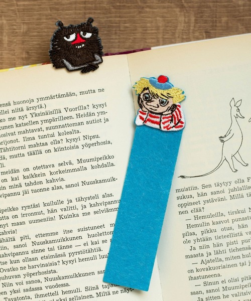 MOOMIN（ムーミン）の「MOOMIN ムーミン のぞき見ブックマーカー しおり（本・レディース・レッド/ブルー/グリーン/グレー/ターコイズブルー・FREE）」の4枚目の写真