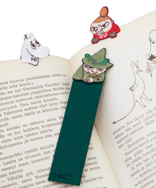 MOOMIN（ムーミン）の「MOOMIN ムーミン のぞき見ブックマーカー しおり（本・レディース・レッド/ブルー/グリーン/グレー/ターコイズブルー・FREE）」の3枚目の写真