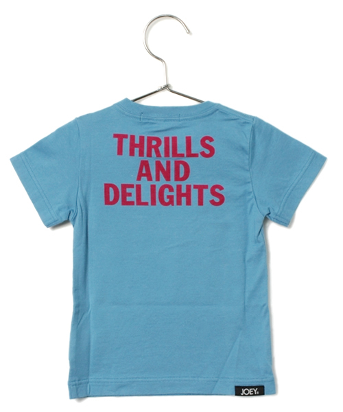 JOEY HYSTERIC（ジョーイヒステリック）の「WOMAN SQUARE pt T-SH（Tシャツ/カットソー・キッズ・ホワイト/ブルー/ピンク・X-SMALL/SMALL/MEDIUM）」の4枚目の写真