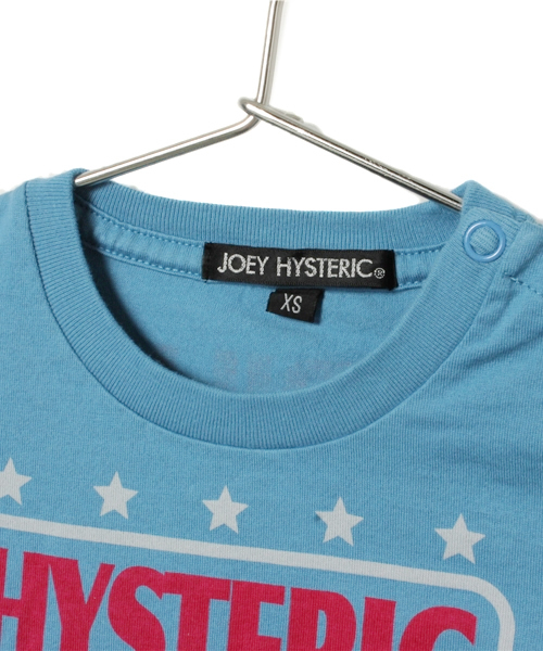 JOEY HYSTERIC（ジョーイヒステリック）の「WOMAN SQUARE pt T-SH（Tシャツ/カットソー・キッズ・ホワイト/ブルー/ピンク・X-SMALL/SMALL/MEDIUM）」の5枚目の写真