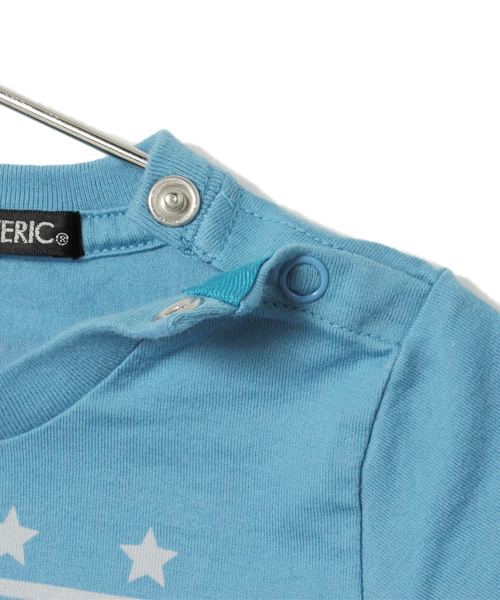 JOEY HYSTERIC（ジョーイヒステリック）の「WOMAN SQUARE pt T-SH（Tシャツ/カットソー・キッズ・ホワイト/ブルー/ピンク・X-SMALL/SMALL/MEDIUM）」の6枚目の写真