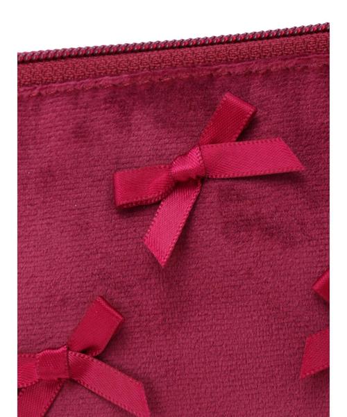 Maison de FLEUR(メゾンドフルール)の「ベロアリボンペンケース(ポーチ・レディース・ネイビー/ライラック/レッド系その他/その他9・FREE)」の11枚目の写真