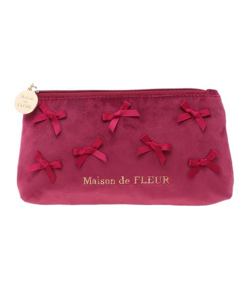 Maison de FLEUR（メゾンドフルール）の「ベロアリボンペンケース