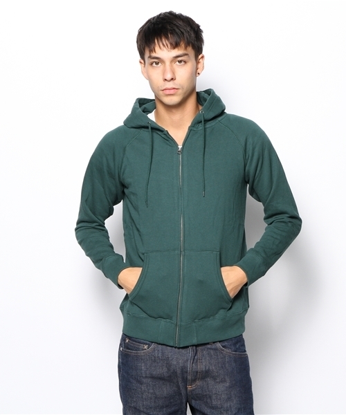 WEGO（ウィゴー）の「WEGO/カラーZIPパーカー（パーカー・メンズ・ホワイト/ブラック/杢グレー/ブルー/ネイビー/イエロー/レッド/オレンジ/ダークグリーン/ワイン・SMALL/MEDIUM/LARGE）」の5枚目の写真