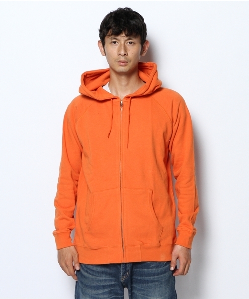 WEGO（ウィゴー）の「WEGO/カラーZIPパーカー（パーカー・メンズ・ホワイト/ブラック/杢グレー/ブルー/ネイビー/イエロー/レッド/オレンジ/ダークグリーン/ワイン・SMALL/MEDIUM/LARGE）」の11枚目の写真