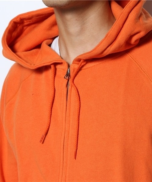 WEGO（ウィゴー）の「WEGO/カラーZIPパーカー（パーカー・メンズ・ホワイト/ブラック/杢グレー/ブルー/ネイビー/イエロー/レッド/オレンジ/ダークグリーン/ワイン・SMALL/MEDIUM/LARGE）」の15枚目の写真