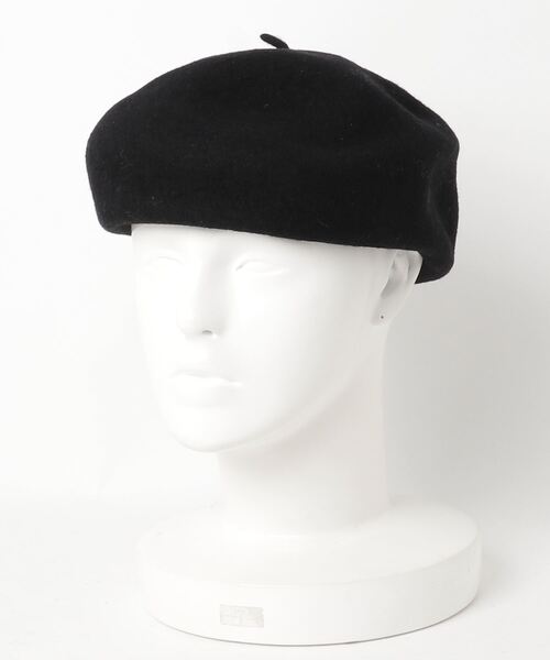 14+(イチヨンプラス)の「ウールバスクベレー帽 / ber(ハンチング/ベレー帽・レディース・ブラック/ネイビー/キャメル/グレー/ピンク/ブルー/モスグリーン/ブラウン/ライトブルー/オフホワイト/ライム/パープル/ライトピンク/イエロー・FREE)」の16枚目の写真