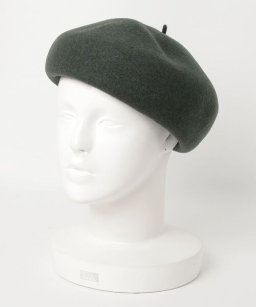 14+(イチヨンプラス)の「ウールバスクベレー帽 / ber(ハンチング/ベレー帽・レディース・ブラック/ネイビー/キャメル/グレー/ピンク/ブルー/モスグリーン/ブラウン/ライトブルー/オフホワイト/ライム/パープル/ライトピンク/イエロー・FREE)」の19枚目の写真