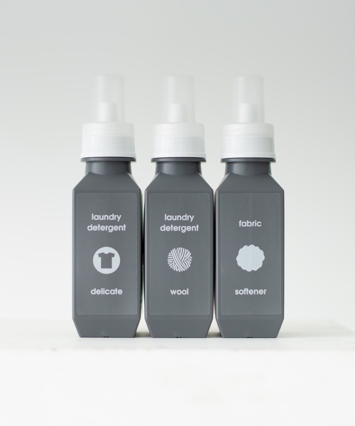 sarasa design（サラサデザイン）の「b2c ランドリーボトル M｜700ml（ランドリーグッズ・レディース・ホワイト/チャコールグレー/ライトグレー・M）」の18枚目の写真