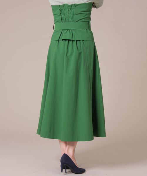 Tiara（ティアラ）の「バックシャーリングスカート（スカート・レディース・グリーン/ラベンダー/キャメル/オレンジ・S/M）」の16枚目の写真