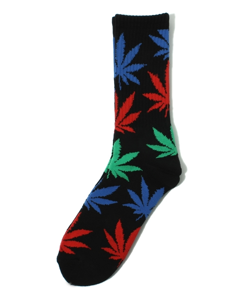 BEAMS（ビームス）の「HUF / PLANTLIFE SOCKS FALL 13（ソックス/靴下・メンズ・ホワイト/グレー/ブラック系その他/ブラック/イエロー/ブルー・ONE SIZE）」の4枚目の写真
