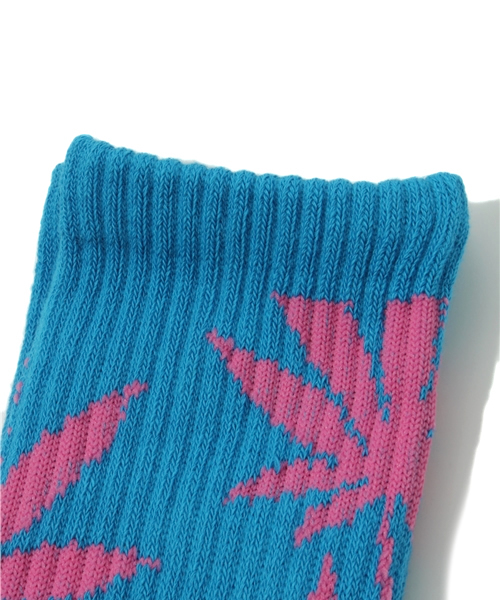 BEAMS（ビームス）の「HUF / PLANTLIFE SOCKS FALL 13（ソックス/靴下・メンズ・ホワイト/グレー/ブラック系その他/ブラック/イエロー/ブルー・ONE SIZE）」の7枚目の写真