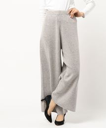 もっちりニットワイドパンツ＊レディース/ボトムス/セットアップ[M2338]神戸レタス
