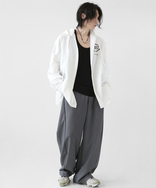 minsobi(ミンソビ)の「フードシャツパーカー(シャツ/ブラウス・メンズ・ホワイト/ブラック/ブラック系その他/ホワイト系その他・FREE)」の20枚目の写真