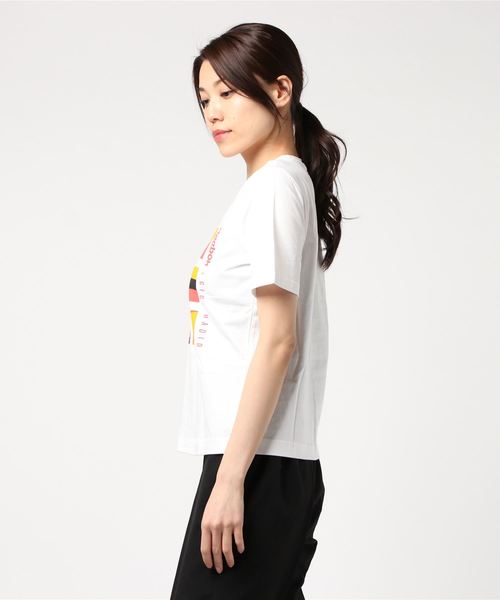 Reebok(リーボック)の「Gigi Hadid CL GH SS Tシャツ(Tシャツ/カットソー・レディース・ホワイト/ブラック・MEDIUM/X-LARGE/X-SMALL)」の3枚目の写真