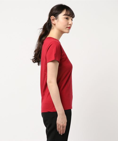 SLOBE IENA(スローブイエナ)の「MAISON KITSUNE HEAD PATCH Tシャツ(Tシャツ/カットソー・レディース・ベージュ/レッド・FREE)」の3枚目の写真
