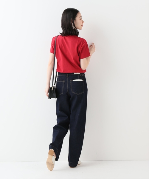 SLOBE IENA(スローブイエナ)の「MAISON KITSUNE HEAD PATCH Tシャツ(Tシャツ/カットソー・レディース・ベージュ/レッド・FREE)」の8枚目の写真