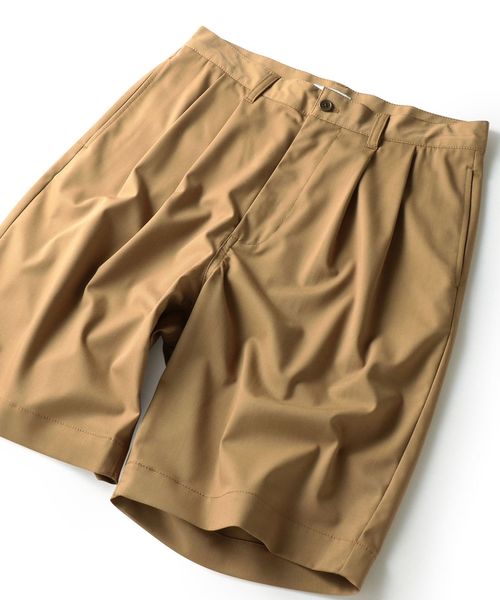 SHIPS JET BLUE（シップスジェットブルー）の「SHIPS JET BLUE: T/R ワイドショーツ（その他パンツ・メンズ・ブラック/グレー/キャメル・SMALL/MEDIUM/LARGE/X-SMALL）」の3枚目の写真