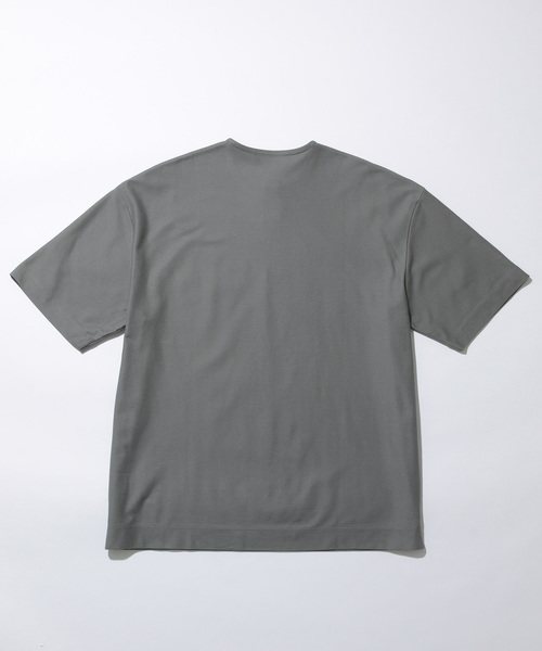 ADAM ET ROPE'(アダムエロペ)の「デラヴェゴールドツイル ヘンリーネックT(Tシャツ/カットソー・メンズ・ホワイト/チャコールグレー/ネイビー・M/L)」の10枚目の写真