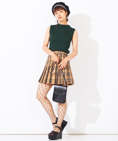 WEGO（ウィゴー）の「WEGO/ダブルチェーンフラップポシェット（ショルダーバッグ・レディース・その他1/ブラック/シルバー/その他2/パープル・FREE）」の8枚目の写真