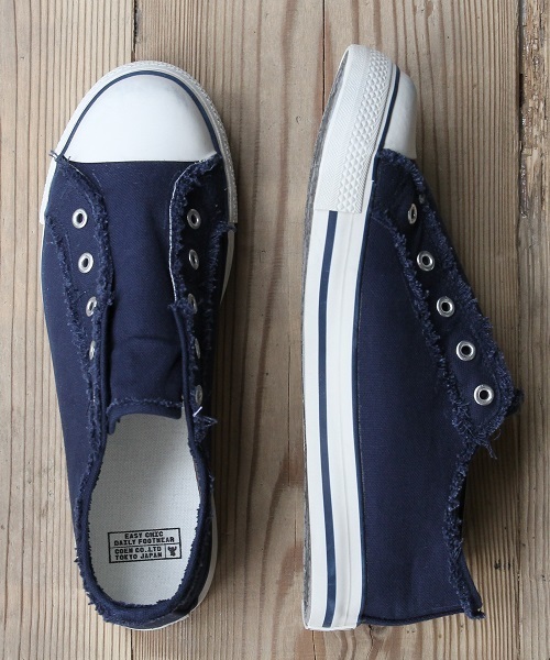 coen（コーエン）の「キャンバススニーカー（スニーカー・メンズ・ホワイト/コバルトブルー/ブラック/ネイビー/グレー/ベージュ/ダークグリーン/ライトブルー/マスタード/その他1・MEDIUM/SMALL/LARGE）」の7枚目の写真