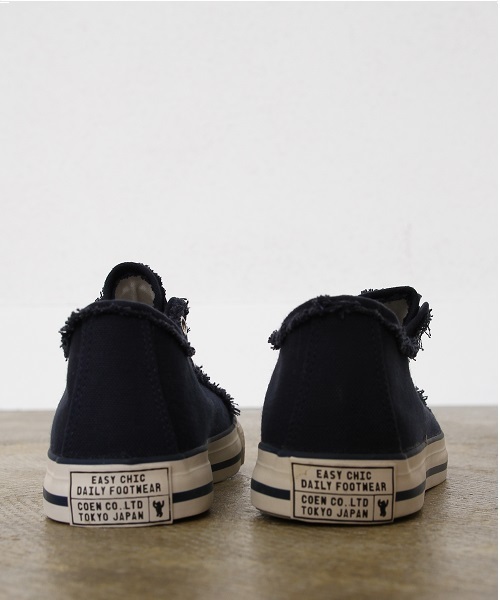 coen（コーエン）の「キャンバススニーカー（スニーカー・メンズ・ホワイト/コバルトブルー/ブラック/ネイビー/グレー/ベージュ/ダークグリーン/ライトブルー/マスタード/その他1・MEDIUM/SMALL/LARGE）」の13枚目の写真