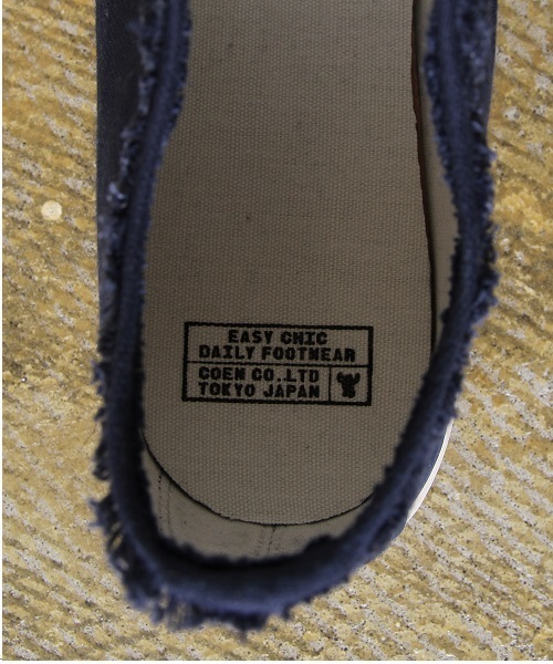 coen（コーエン）の「キャンバススニーカー（スニーカー・メンズ・ホワイト/コバルトブルー/ブラック/ネイビー/グレー/ベージュ/ダークグリーン/ライトブルー/マスタード/その他1・MEDIUM/SMALL/LARGE）」の14枚目の写真