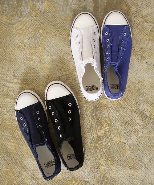 coen（コーエン）の「キャンバススニーカー（スニーカー・メンズ・ホワイト/コバルトブルー/ブラック/ネイビー/グレー/ベージュ/ダークグリーン/ライトブルー/マスタード/その他1・MEDIUM/SMALL/LARGE）」の16枚目の写真