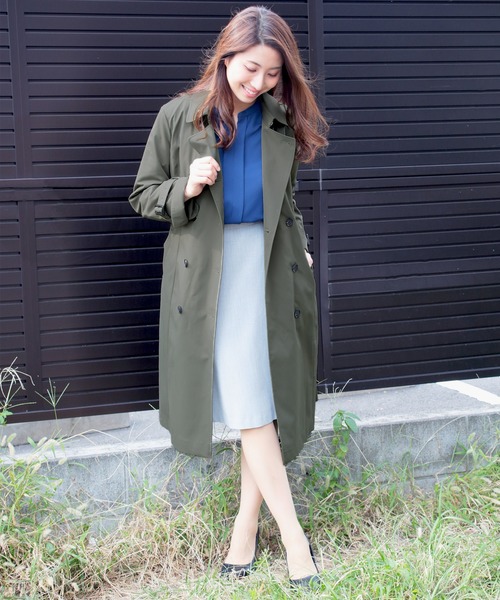 Sorotex Trudea トルディア のファッション ドライツイル ライナートレンチコート トレンチコート